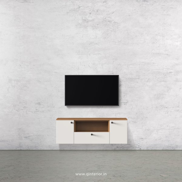 Lambent TV Wall Unit in Oak and White Finish – TVW006 C8