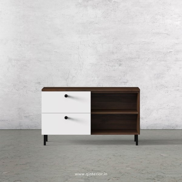 Lambent Cabinet Box in Walnut and White Finish – QSB015 C18