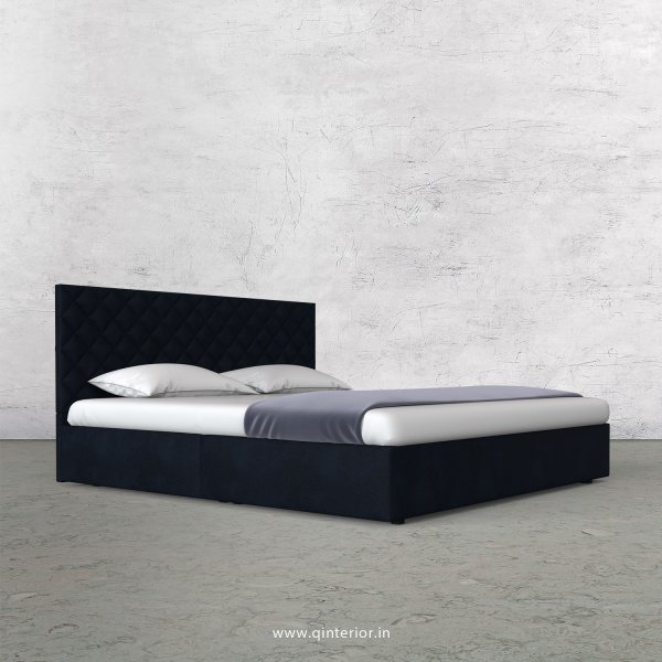 Aquila King Size Bed in Fab Leather Fabric - KBD009 FL05