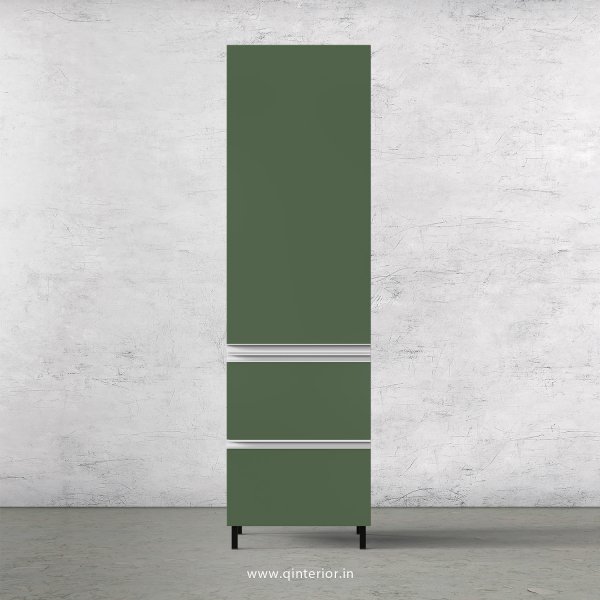 Lambent Kitchen Tall Unit in White and English Ivy Finish - KTB802 C82