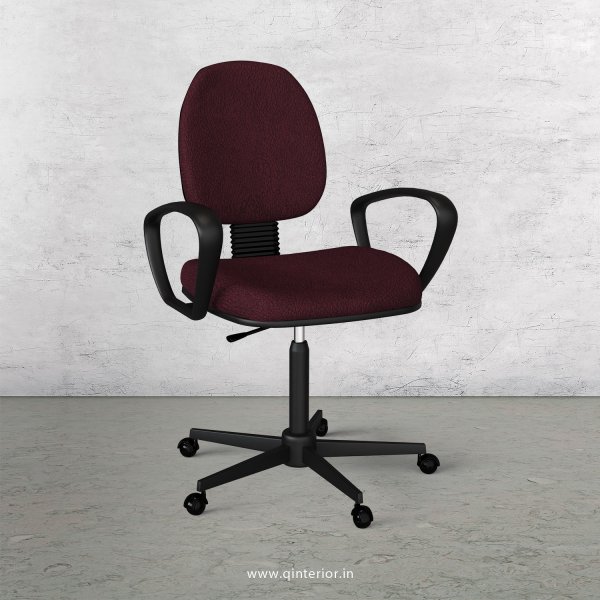 Office Staff Chair in Fab Leather - OSC002 FL12