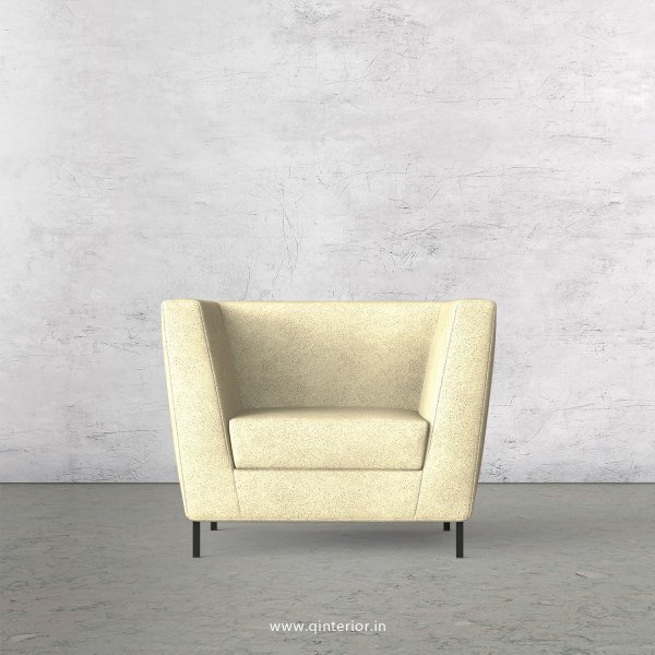 Gloria 1 Seater Sofa in Fab Leather Fabric - SFA018 FL10