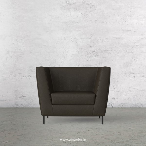 Gloria 1 Seater Sofa in Fab Leather Fabric - SFA018 FL11