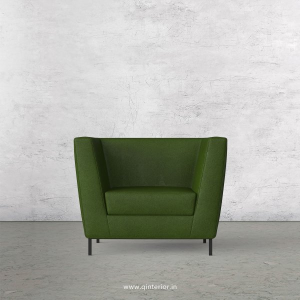 Gloria 1 Seater Sofa in Fab Leather Fabric - SFA018 FL04