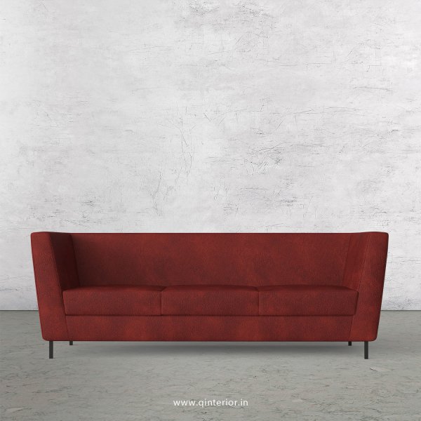 GLORIA 3 Seater Sofa in Fab Leather Fabric - SFA018 FL08