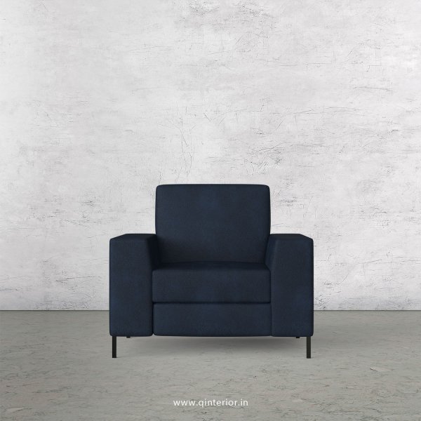 Viva 1 Seater Sofa in Fab Leather Fabric - SFA015 FL05
