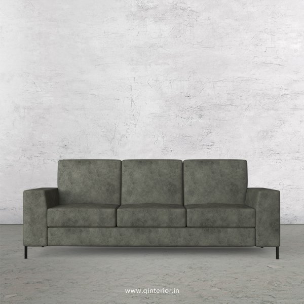 Viva 3 Seater Sofa in Fab Leather Fabric - SFA015 FL07