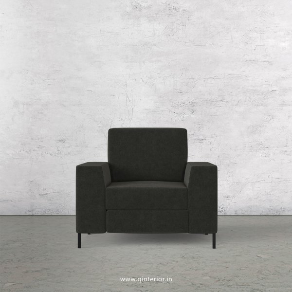 Viva 1 Seater Sofa in Velvet Fabric - SFA015 VL15