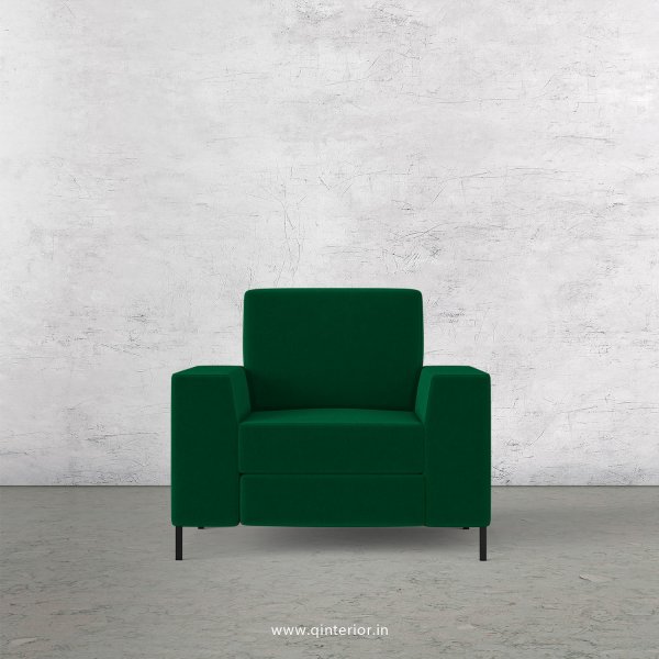 Viva 1 Seater Sofa in Velvet Fabric - SFA015 VL17