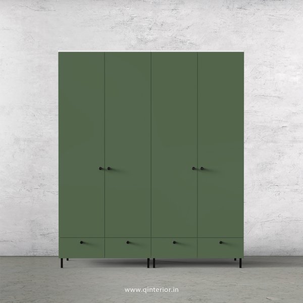 Lambent 4 Door Wardrobe in White and English Ivy Finish – FWRD002 C82