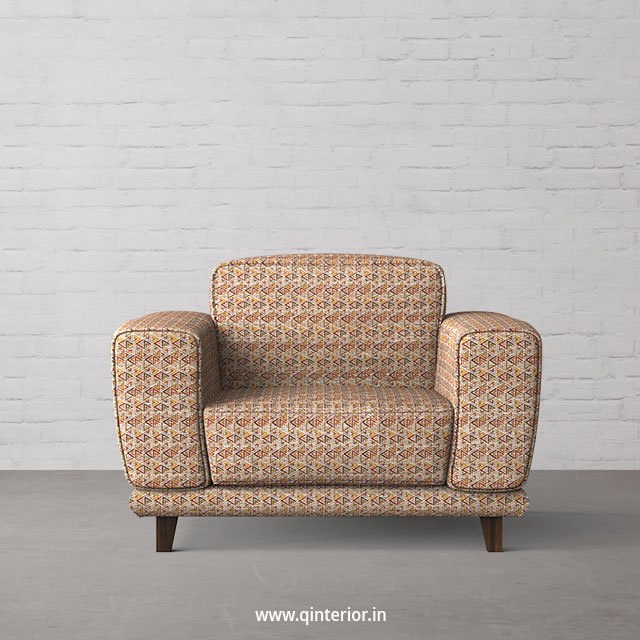 Avana 1 Seater Sofa in Jaquard Fabric