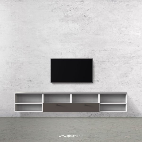Lambent TV Wall Unit in White and Slate Finish – TVW012 C16