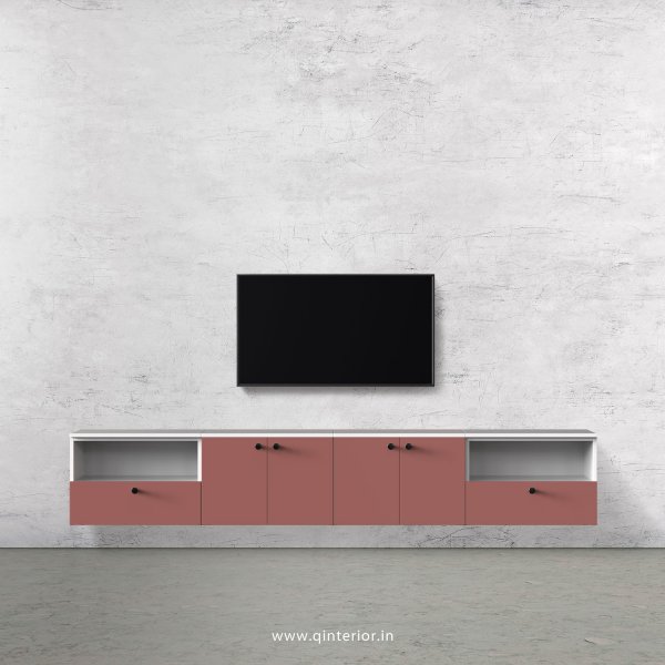 Lambent TV Wall Unit in White and Blush Finish – TVW013 C17