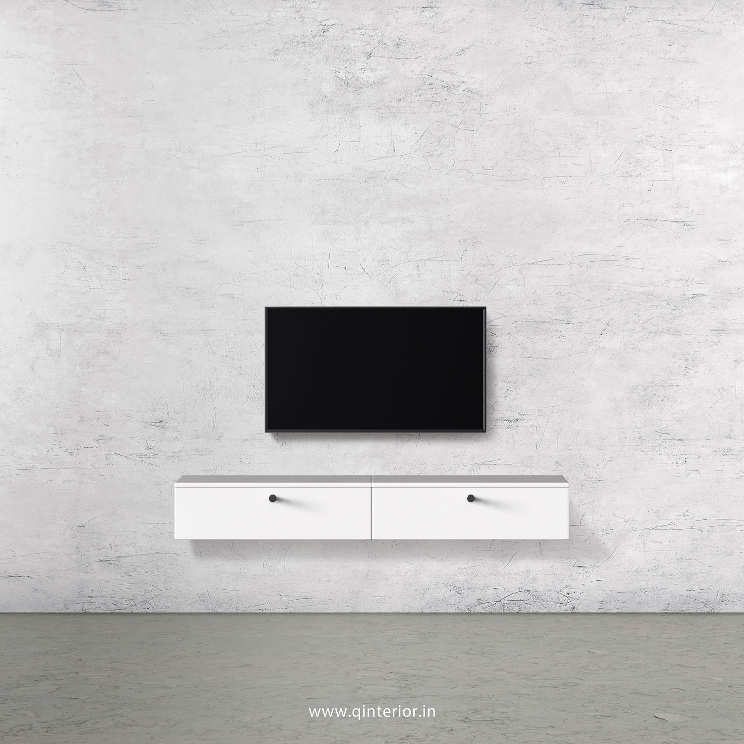 Stable TV Wall Unit in White Finish – TVW001 C4