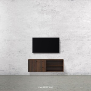Stable TV Wall Unit in Walnut Finish – TVW007 C1