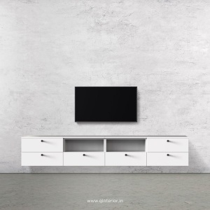 Stable TV Wall Unit in White Finish – TVW011 C4