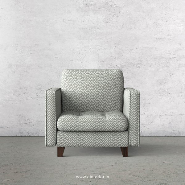 Albany 1 Seater Sofa in Jacquard Fabric - SFA005 JQ10