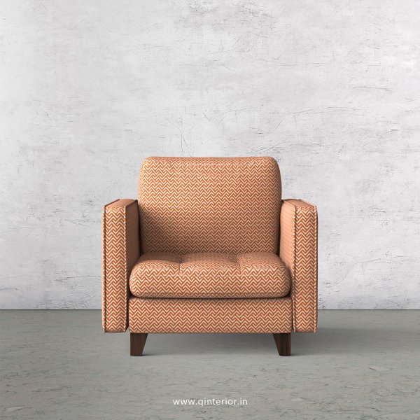 Albany 1 Seater Sofa in Jacquard Fabric - SFA005 JQ13