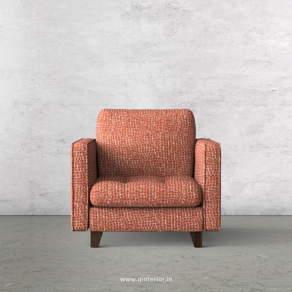 Albany 1 Seater Sofa in Jacquard Fabric - SFA005 JQ33