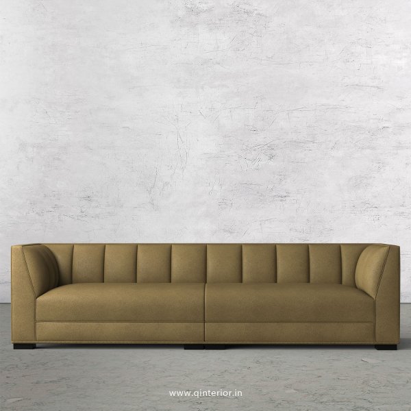 Amalia 4 Seater Sofa in Fab Leather Fabric - SFA006 FL01