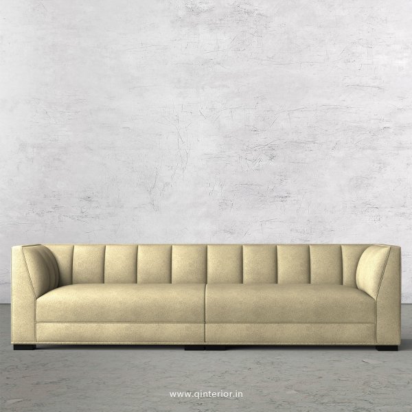 Amalia 4 Seater Sofa in Fab Leather Fabric - SFA006 FL10