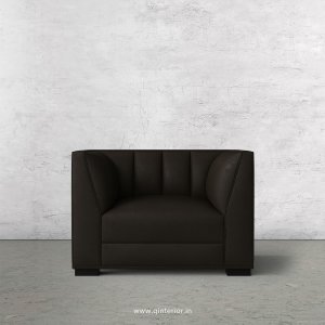 Amalia 1 Seater Sofa in Fab Leather Fabric - SFA006 FL11