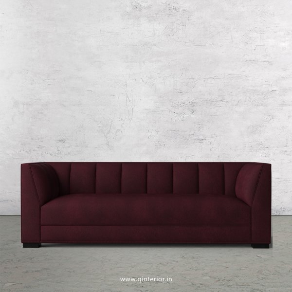 Amalia 3 Seater Sofa in Fab Leather Fabric - SFA006 FL12