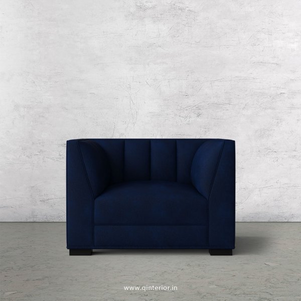 Amalia 1 Seater Sofa in Fab Leather Fabric - SFA006 FL13