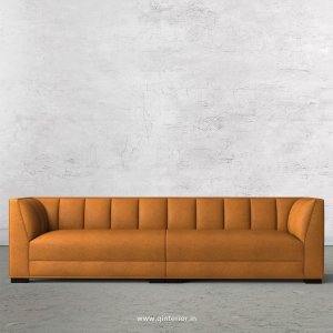 Amalia 4 Seater Sofa in Fab Leather Fabric - SFA006 FL14