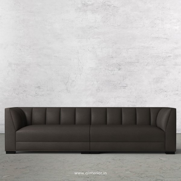 Amalia 4 Seater Sofa in Fab Leather Fabric - SFA006 FL15