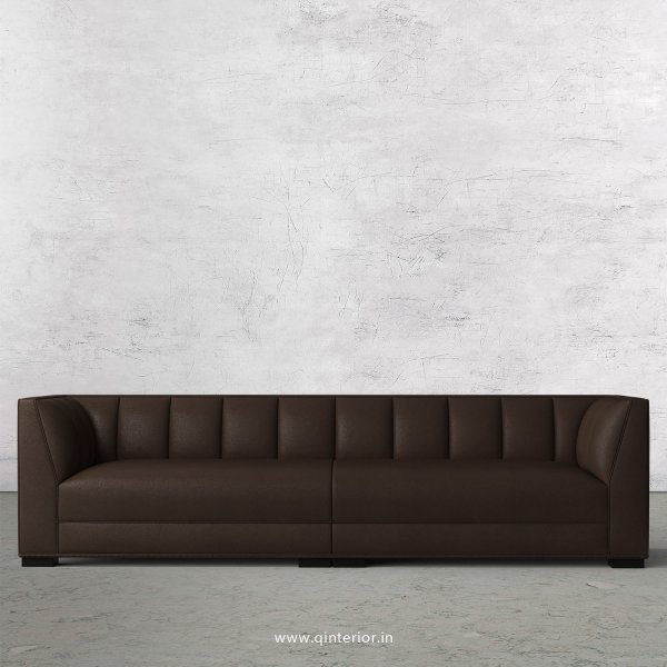 Amalia 4 Seater Sofa in Fab Leather Fabric - SFA006 FL16
