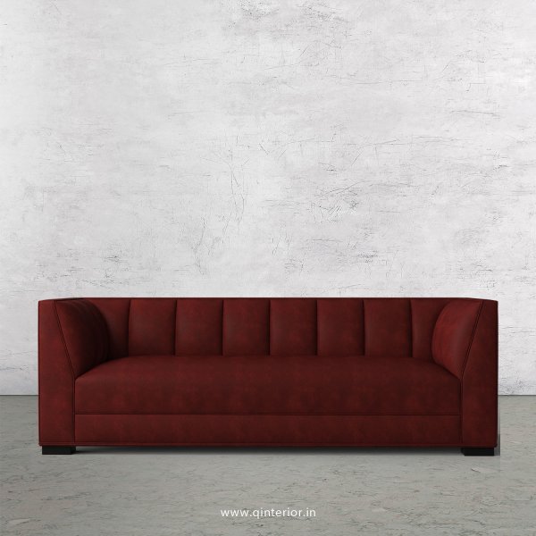 Amalia 3 Seater Sofa in Fab Leather Fabric - SFA006 FL17
