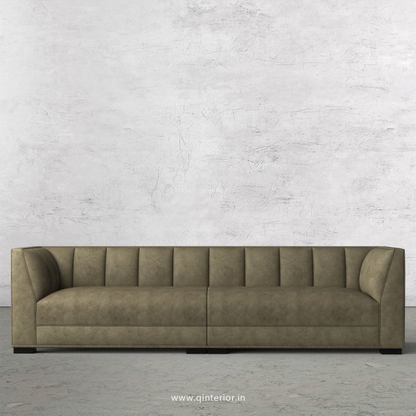 Amalia 4 Seater Sofa in Fab Leather Fabric - SFA006 FL03