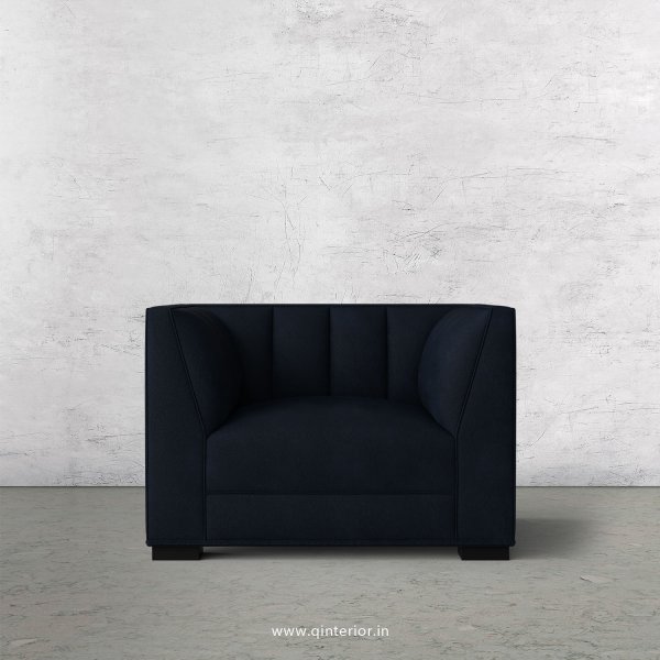 Amalia 1 Seater Sofa in Fab Leather Fabric - SFA006 FL05