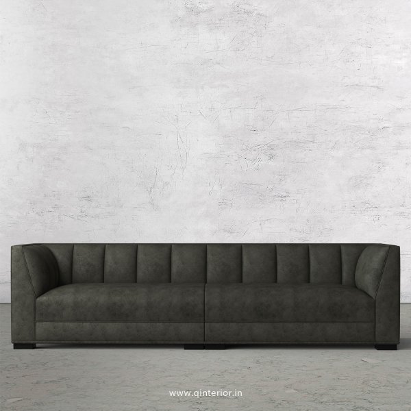 Amalia 4 Seater Sofa in Fab Leather Fabric - SFA006 FL07