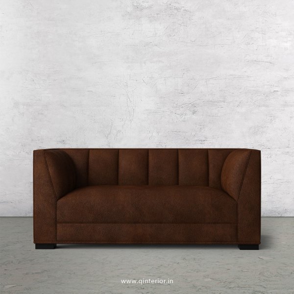 Amalia 2 Seater Sofa in Fab Leather Fabric - SFA006 FL09