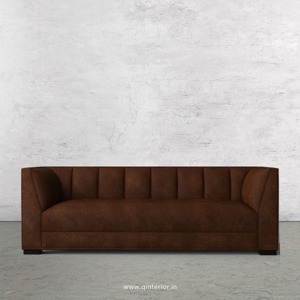 Amalia 3 Seater Sofa in Fab Leather Fabric - SFA006 FL09