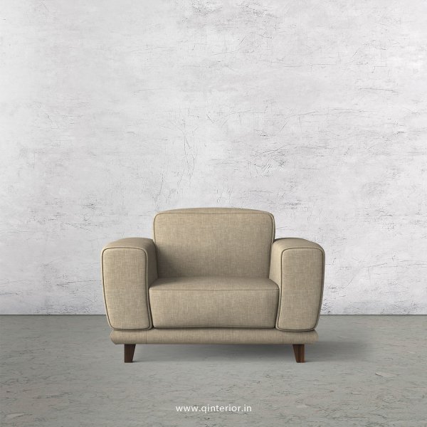 Avana 1 Seater Sofa in Cotton Fabric - SFA008 CP01