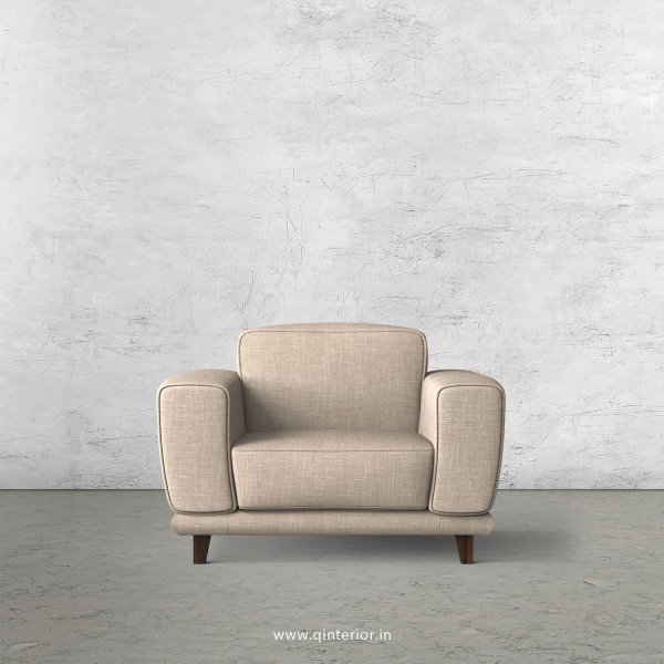 Avana 1 Seater Sofa in Cotton Fabric - SFA008 CP02