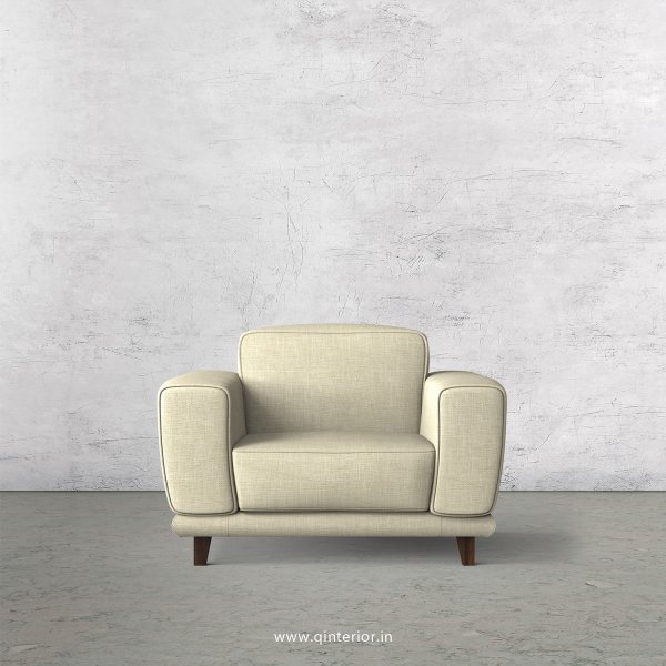 Avana 1 Seater Sofa in Cotton Fabric - SFA008 CP03