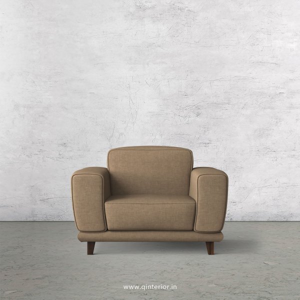 Avana 1 Seater Sofa in Cotton Fabric - SFA008 CP08