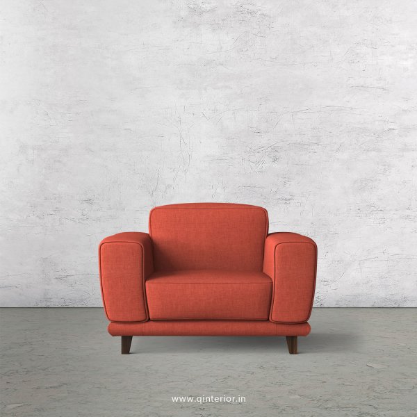 Avana 1 Seater Sofa in Cotton Fabric - SFA008 CP23