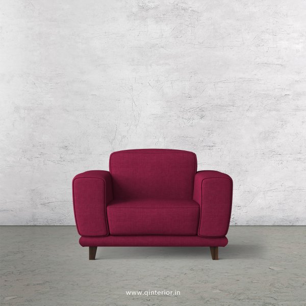 Avana 1 Seater Sofa in Cotton Fabric - SFA008 CP25