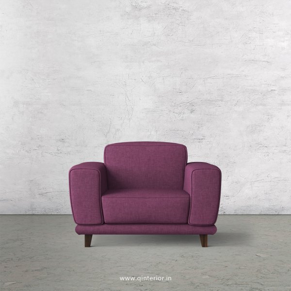 Avana 1 Seater Sofa in Cotton Fabric - SFA008 CP26