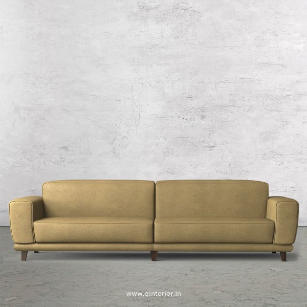 Avana 4 Seater Sofa in Fab Leather Fabric - SFA008 FL01