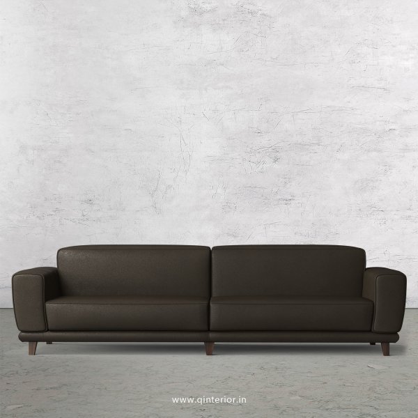 Avana 4 Seater Sofa in Fab Leather Fabric - SFA008 FL11