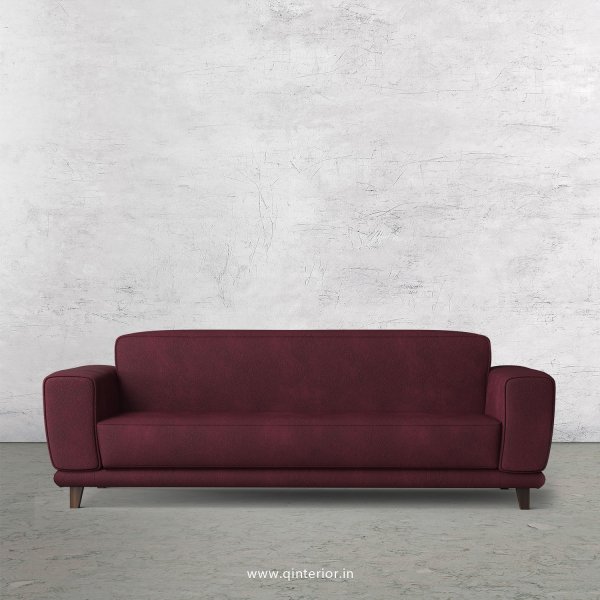 Avana 3 Seater Sofa in Fab Leather Fabric - SFA008 FL12