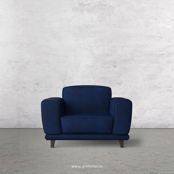 Avana 1 Seater Sofa in Fab Leather Fabric - SFA008 FL13