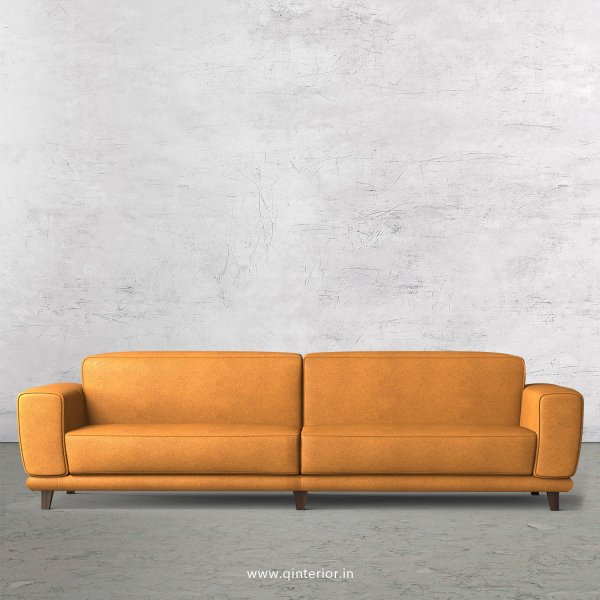 Avana 4 Seater Sofa in Fab Leather Fabric - SFA008 FL14