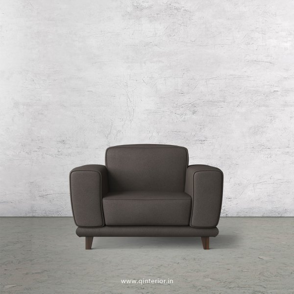 Avana 1 Seater Sofa in Fab Leather Fabric - SFA008 FL15